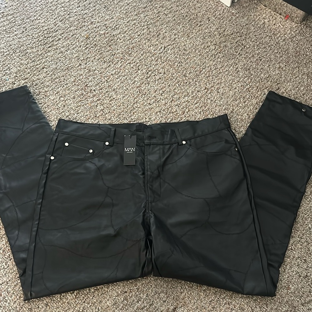 Black Leather Pants